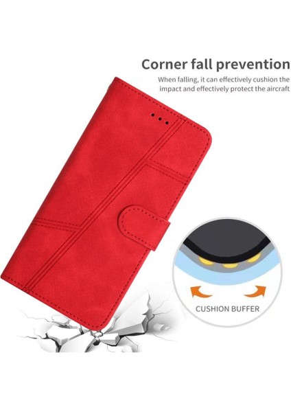 IPhone 12 Için Flip Case Pro Max Bilek Kayışı Flip Folio Tam Koruma Pu (Yurt Dışından)