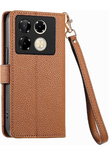 Infinix Not Için Flip Case 40 Pro 4g Darbeye Cüzdan Aşk Deri Kılıf (Yurt Dışından)