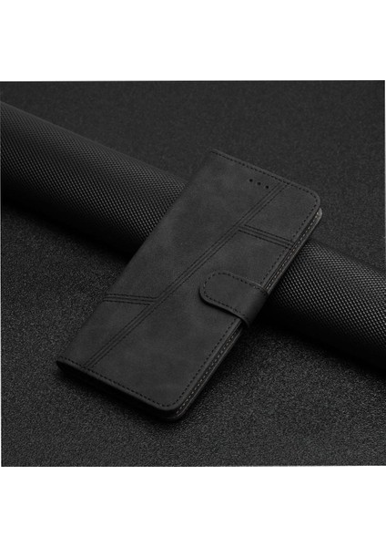IPhone 13 Için Flip Case Pro Max Tam Koruma Bilek Kayışı Cüzdan Pu Flip (Yurt Dışından)