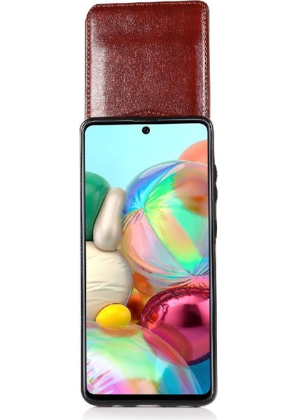 Samsung Galaxy A71 5g Premium Deri Manyetik Toka ile Uyumlu (Yurt Dışından)