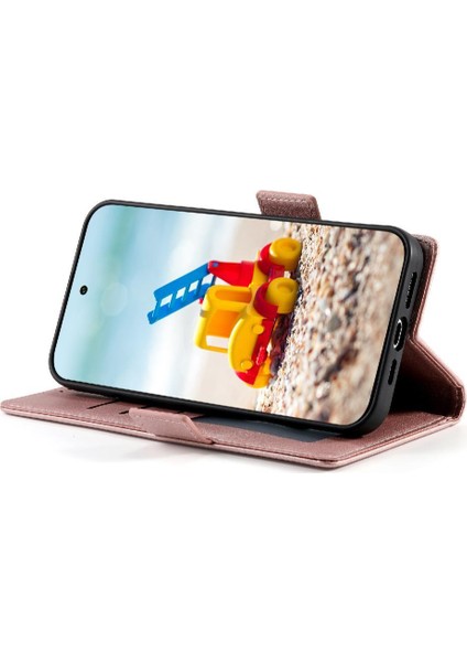 Google Piksel 9 Pro Flip Günlük Kullanım Için Flip Case Iş Cüzdan Kart Yuvaları (Yurt Dışından)