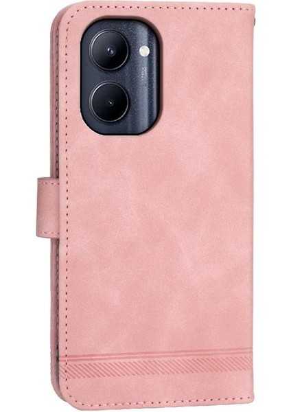 Realme C33 Nakit Cep Manyetik Kapatma Kart Yuvaları Premium Için Flip Case (Yurt Dışından)