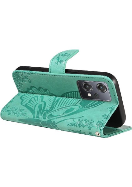 Kredi Kartı Yuvası El ile Realme 9 Pro Yüksek Kaliteli Deri Için Flip Case (Yurt Dışından)