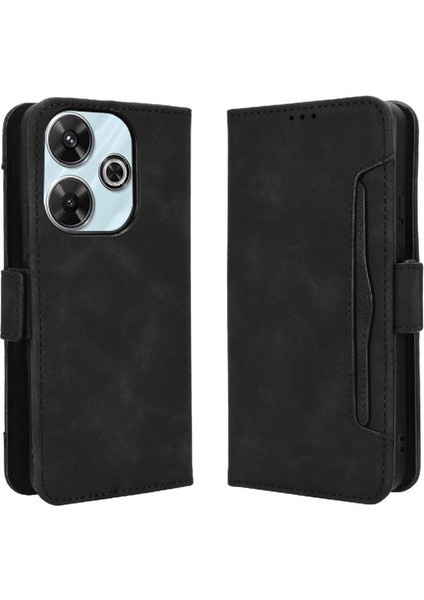 Xiaomi Poco M6 4g Deri Cüzdan Kapak Manyetik Kapatma Kartı (Yurt Dışından)