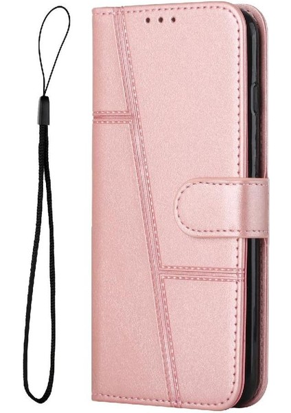 Oppo Oppo 12 Pro 5g Için Flip Case Yan Toka Pu Deri Kart Ekleme (Yurt Dışından)
