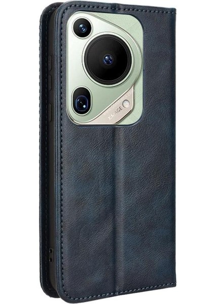 Huawei Pura 70 Ultra Cüzdan Pu Deri Manyetik Kapatma Için Kılıf (Yurt Dışından)