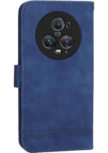 Honor Sihirli 5 Pro Için Flip Case Nakit Cep Bileklik Kart Yuvaları Manyetik (Yurt Dışından)