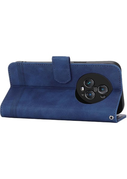 Honor Sihirli 5 Pro Için Flip Case Nakit Cep Bileklik Kart Yuvaları Manyetik (Yurt Dışından)