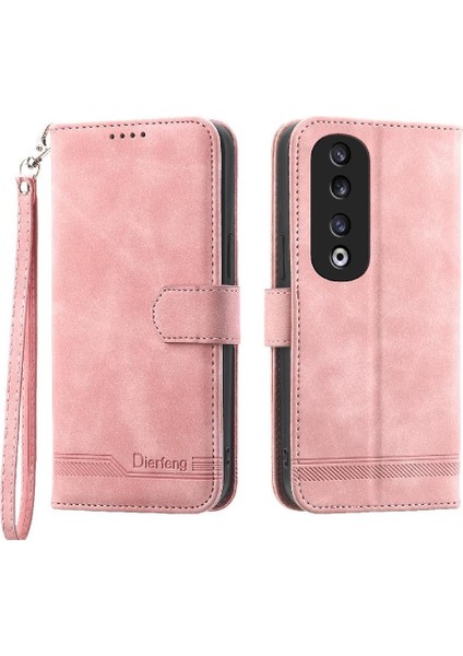 Honor 90 Pro Bileklik Premium Manyetik Kapatma Kart Yuvaları Için Flip Case (Yurt Dışından)