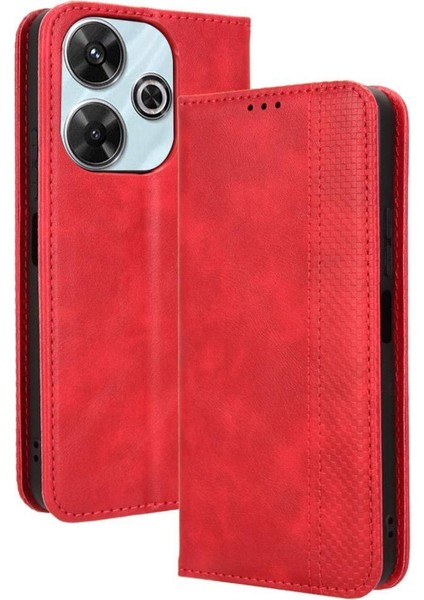 Xiaomi Poco M6 4g Pu Deri Manyetik Kapatma Cüzdan (Yurt Dışından)