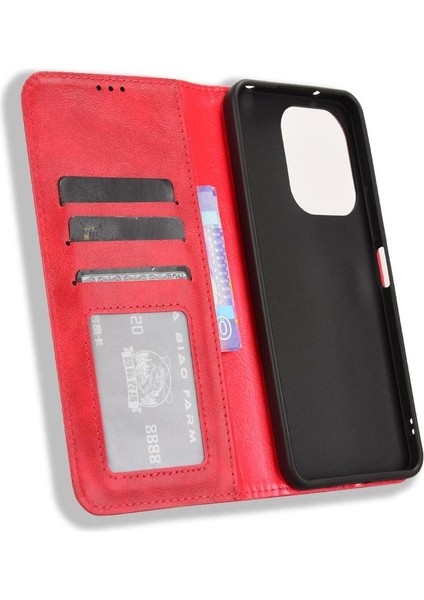 Xiaomi Poco M6 4g Pu Deri Manyetik Kapatma Cüzdan (Yurt Dışından)