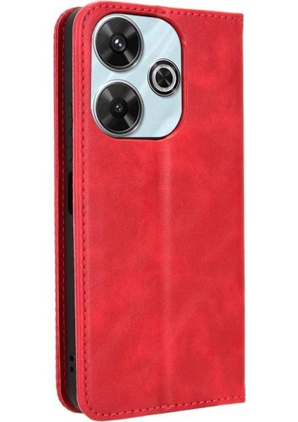 Xiaomi Poco M6 4g Pu Deri Manyetik Kapatma Cüzdan (Yurt Dışından)