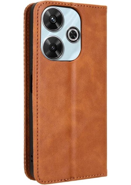 Xiaomi Poco M6 4g Pu Deri Manyetik Kapatma Cüzdan (Yurt Dışından)