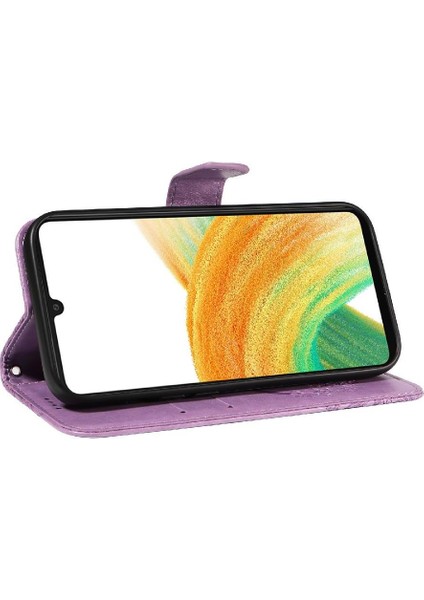 Samsung Galaxy A33 5g Için Flip Case Kredi Kartı ile Ayrılabilir El Kayışı (Yurt Dışından) fırsatları