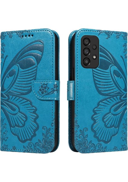 Samsung Galaxy A33 5g Için Flip Case Kredi Kartı ile Ayrılabilir El Kayışı (Yurt Dışından)