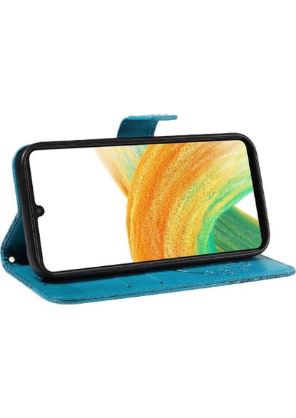 Samsung Galaxy A33 5g Için Flip Case Kredi Kartı ile Ayrılabilir El Kayışı (Yurt Dışından) indirimleri