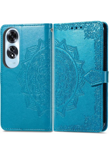 Oppo A60 4g Için Flip Case Basit Iş Zarif Desen Darbeye (Yurt Dışından)