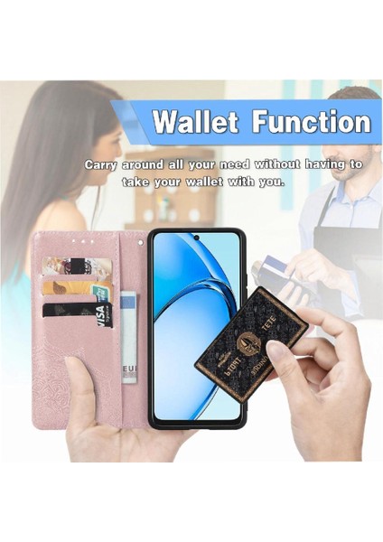 Oppo A60 4g Için Flip Case Basit Iş Zarif Desen Darbeye (Yurt Dışından) fırsatları