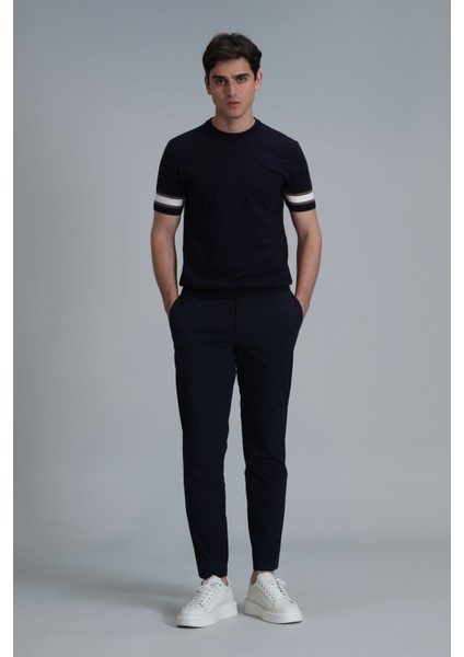 Sea Smart Erkek Chino Pantolon Slim Fit Lacivert