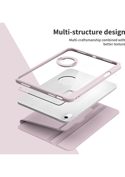 Apple iPad Air 11 Inç 6. Nesil (2024) Yatay ve Dikey Dönebilen Standlı Kalem Şarjına Uygun Darbe Dayanıklı Thermix Kılıf A2899 A2900 indirimleri