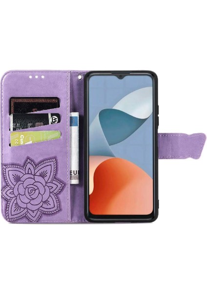 Zte A34 Flip Kapak Için Flip Case Darbeye Deri Kılıf Basit Iş (Yurt Dışından) modelleri
