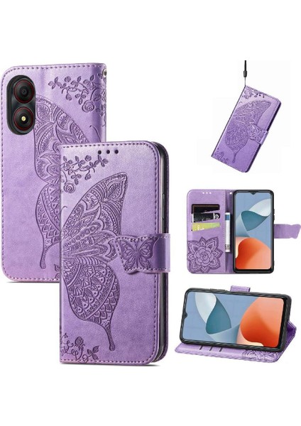 Zte A34 Flip Kapak Için Flip Case Darbeye Deri Kılıf Basit Iş (Yurt Dışından) fırsatları
