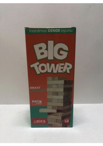 Big Tower Ahşap Denge Oyunu