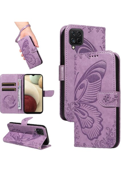 Samsung Galaxy A22 4g Için Flip Case Yüksek Kalite Deri Kabartmalı El (Yurt Dışından) fırsatları