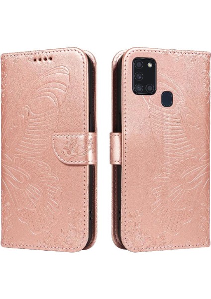 Samsung Galaxy A21S Ayrılabilir El Kayışı ile Yüksek Kalite Için Flip Case (Yurt Dışından)