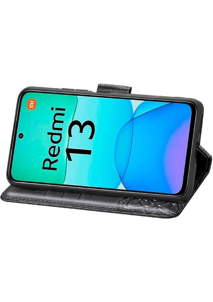 Xiaomi Redmi Için Flip Case 13 4g Kapak Çevirin Zarif Desen Darbeye (Yurt Dışından)