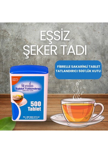 Sakarinli Tablet Tatlandırıcı 500'LÜ Kutu x 2 fiyatları