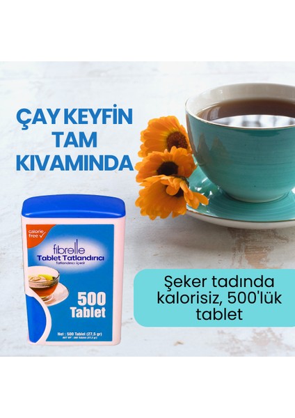 Sakarinli Tablet Tatlandırıcı 500'LÜ Kutu x 2 fırsatları