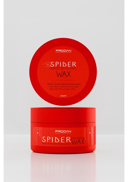 Spider Wax Saç Şekillendirici Esnek Tutuş125 ml