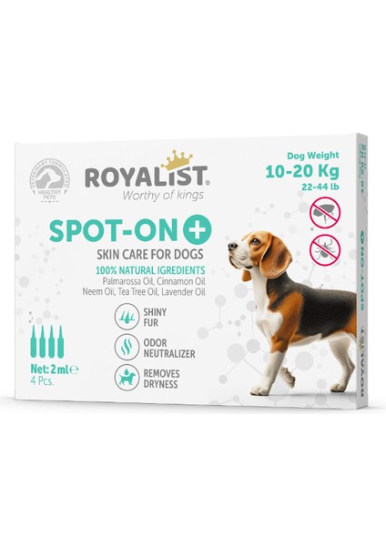 Royalıst 10-20 kg Köpek Damlası