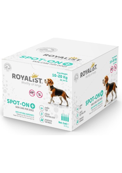 Royalıst 10-20 kg Köpek Damlası