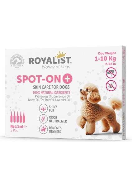 Royalıst 1-10 kg Köpek Damlası