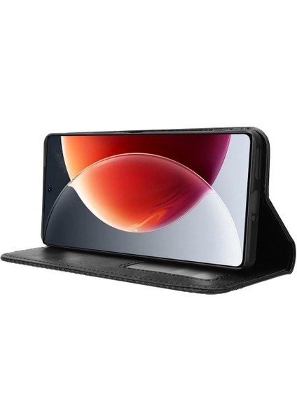 Tecno Camon 30 Pro 5g Manyetik Kapatma Cüzdan Pu Deri Için Kılıf (Yurt Dışından)
