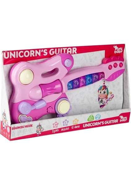 Unicorn Oyuncak Gitar Müzikli Işıklı Sesli Eğitici