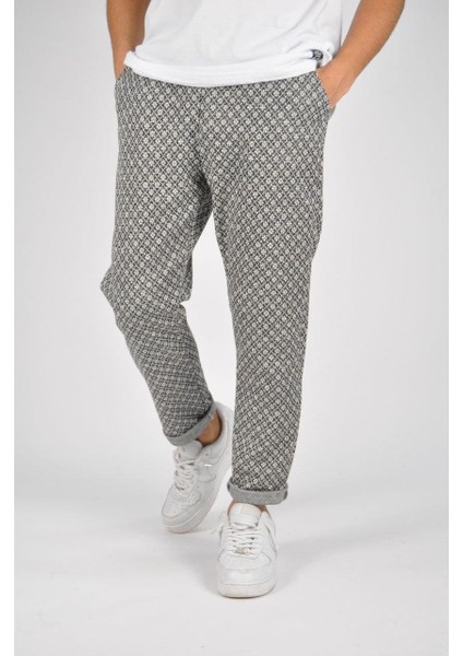 Beli Lastikli Bohem Desenli Jogger