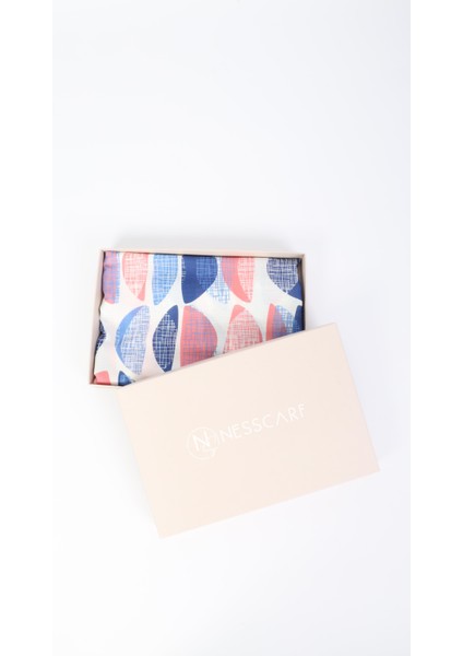 Desenli Pembe Eşarp 95X95 modelleri