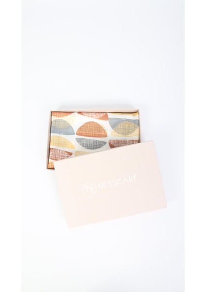 Desenli Sarı Eşarp 95X95 modelleri