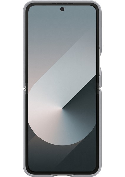 Galaxy Flip6 Vegan Deri Kılıf - Gri