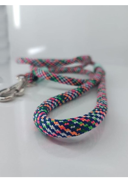 Paracord Gezdirme Kayışı Ipi Mavi Ebruli