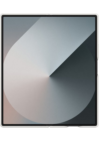 Galaxy Fold6 Standlı Silikon Kılıf - Beyaz