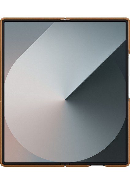 Galaxy Fold6 Vegan Deri Kılıf - Taba