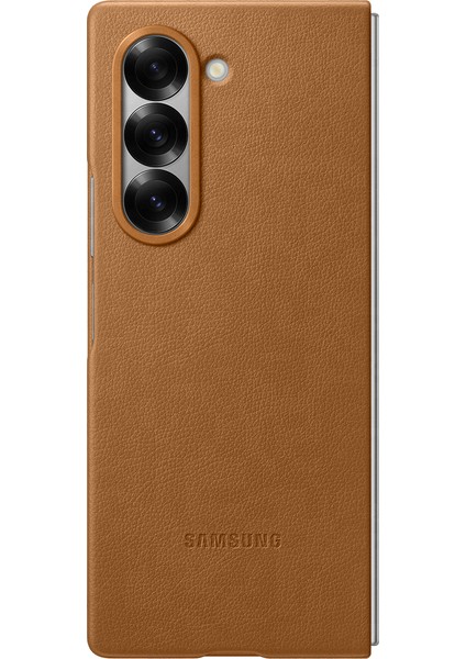Galaxy Fold6 Vegan Deri Kılıf - Taba fiyatları