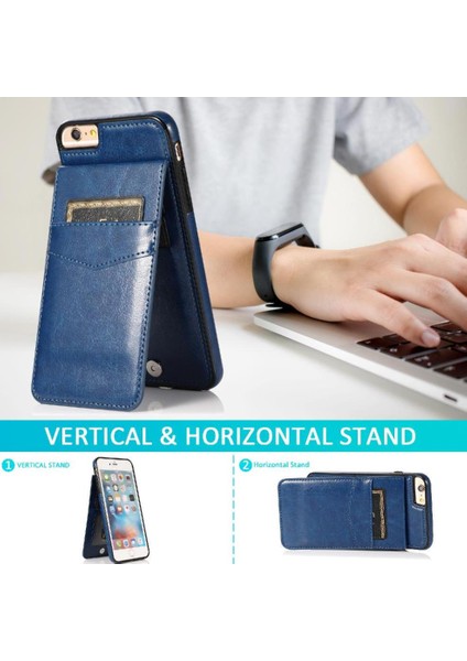 Kredi Toka ile IPhone 6/6s Premium Deri Kart Sahibinin ile Uyumlu (Yurt Dışından)