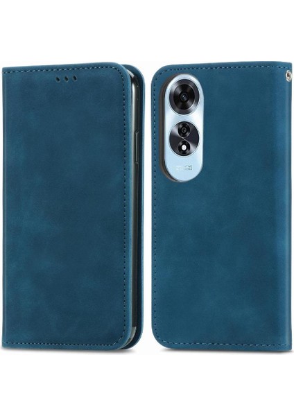 Oppo A60 4g Için Flip Case Basit Iş Deri Kılıf Kapak Çevirin Cüzdan (Yurt Dışından) modelleri