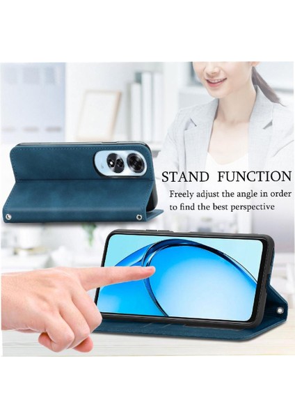 Oppo A60 4g Için Flip Case Basit Iş Deri Kılıf Kapak Çevirin Cüzdan (Yurt Dışından) fırsatları