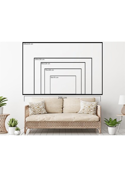 Yağlı Boya Dokulu Tablo Modern Renkli Çiçekler U02020